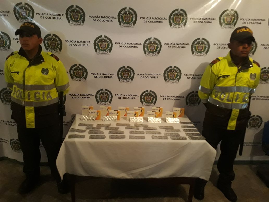 En Pasto, policía incautó medicamentos de procedencia ecuatoriana