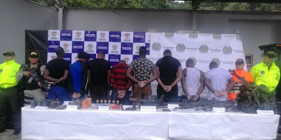 Capturados ocho integrantes de una estructura criminal del Pacífico Nariñense