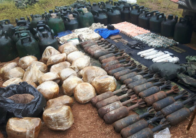 En Nariño, incautan abundante material de guerra del ELN