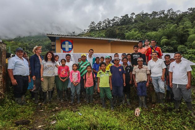 Implementación de paneles solares en Nulpe Medio, municipio de Ricaurte-Nariño