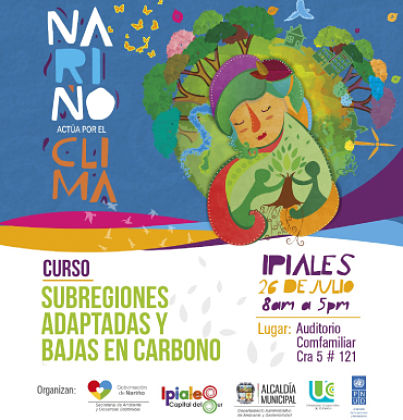 En Nariño, invitación al curso “subregiones adaptadas y bajas en carbono”