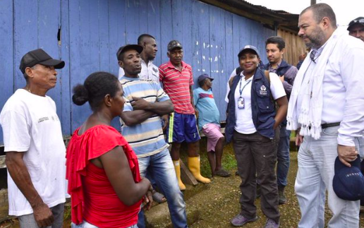Defensor del pueblo constató crisis humanitaria en Tumaco