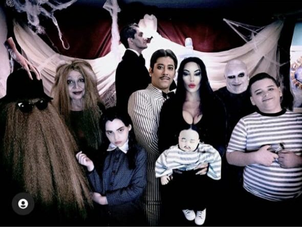 Influencers, presentadoras y actrices celebraron hallowen desde sus casas