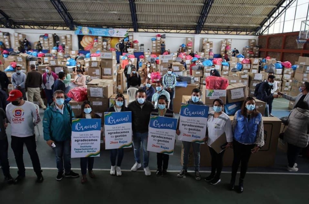 En Nariño, personal de la salud recibió elementos de bioprotección