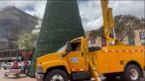 Sepal adelanta trabajos para el alumbrado navideño