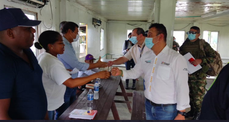 Gobernación de Nariño e instituciones atienden crisis humanitaria en El Charco