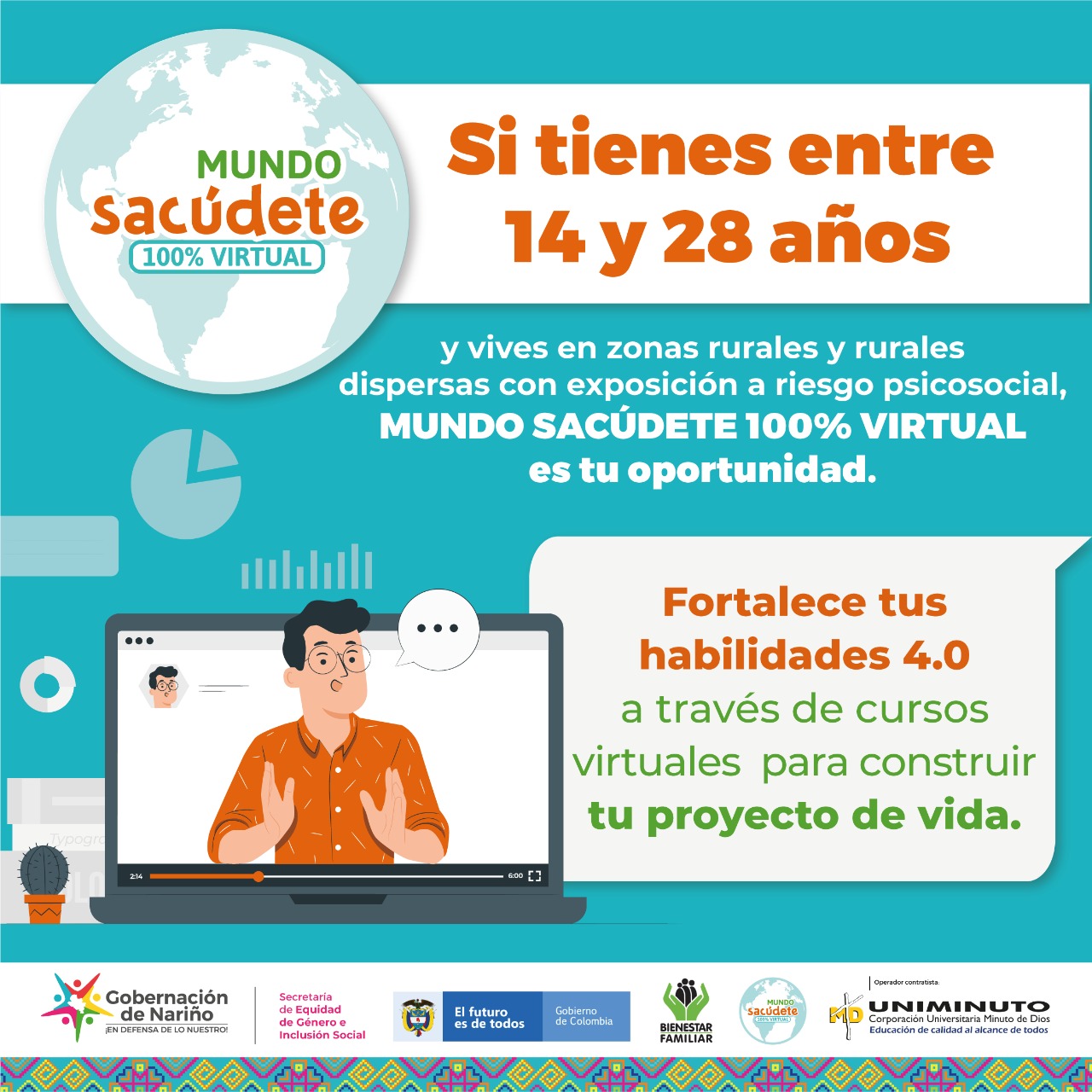 Jóvenes de Nariño invitados a ser parte de Mundo Sacúdete