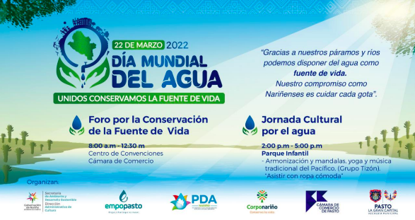 Gobernación de Nariño conmemora el Día Mundial de Agua con inversiones en distintos municipios de Nariño