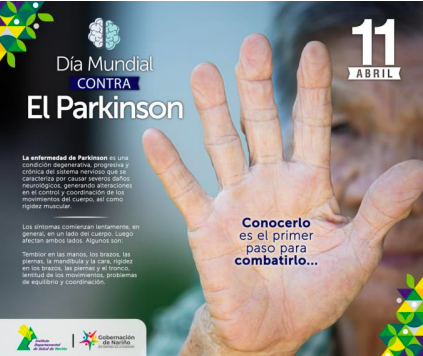 Este 11 de abril se conmemora el Día Mundial de la enfermedad de Párkinson