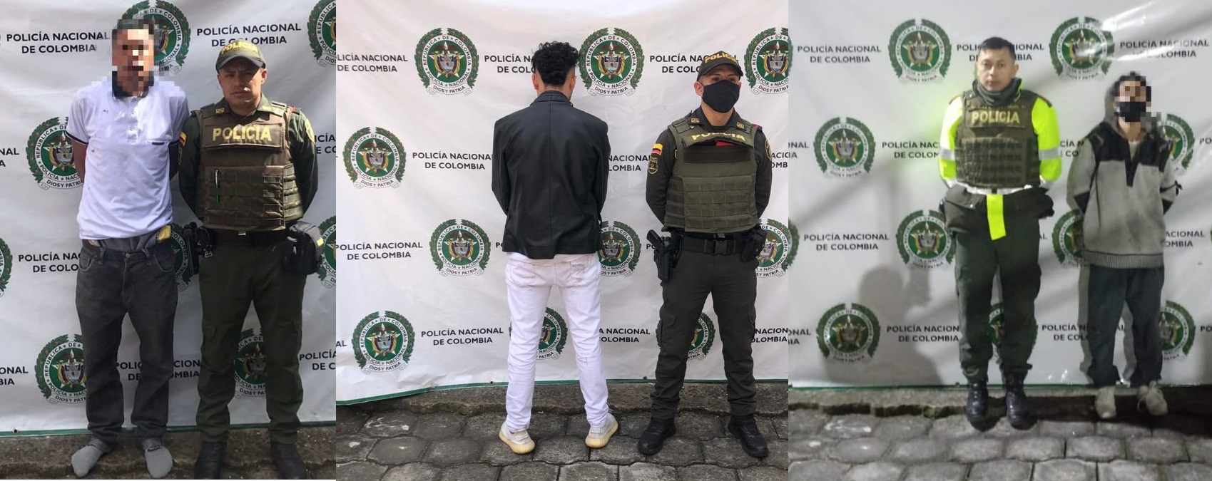 En Pasto capturaron a tres personas por porte de estupefacientes