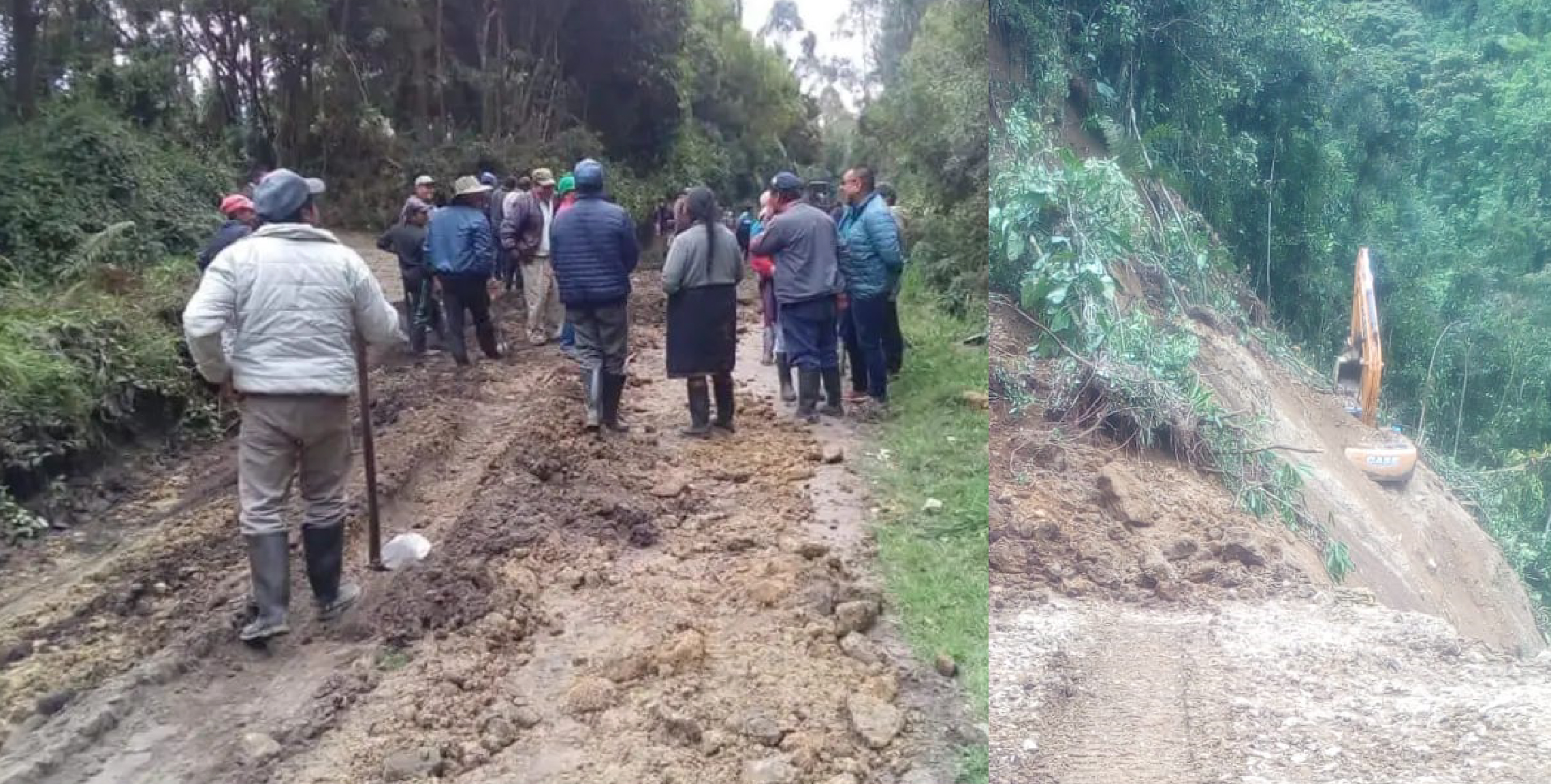 Un muerto y tres heridos tras derrumbe ocurrido en Cumbal