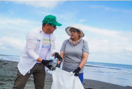 Gobernación de Nariño participó de la campaña “la Vamo a Limpiá” en la Isla de Bocagrande.
