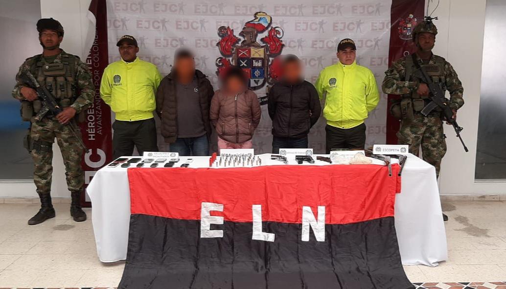 Capturan a tres presuntos integrantes del Eln señalados de cuatro homicidios en Linares