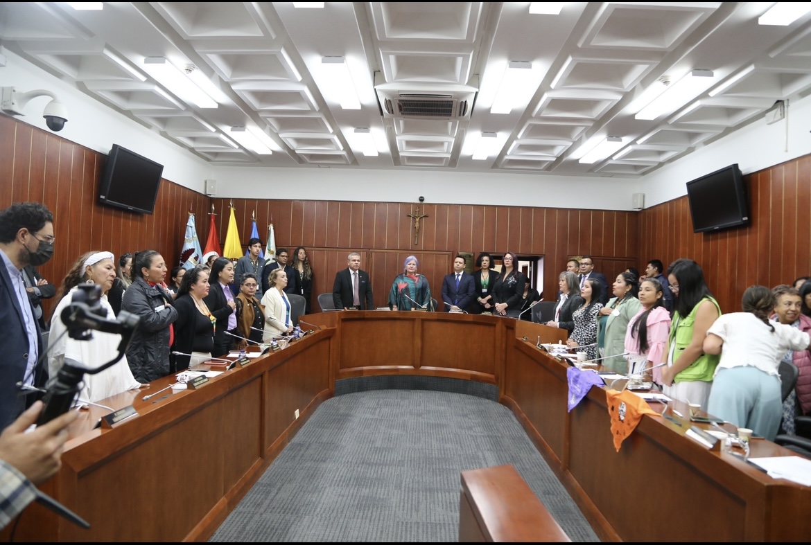 ‘Tejedoras de Vida’ recibieron distinción Merito a la Democracia