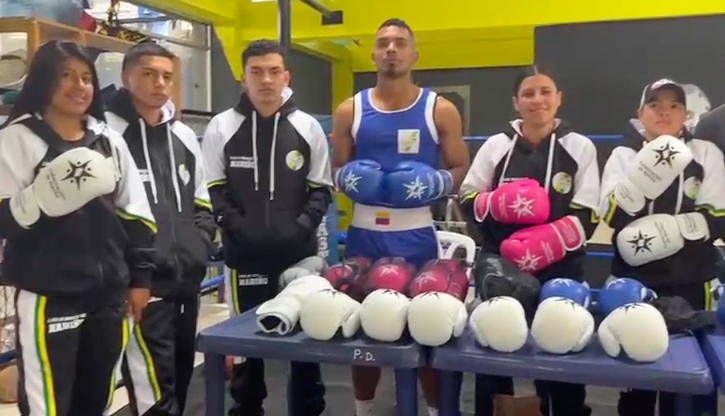Gobernación entregó implementación deportiva a Liga de Boxeo de Nariño
