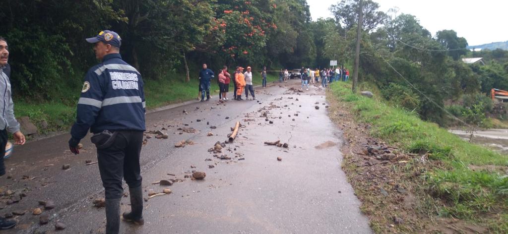 Reporte preliminar de emergencias por lluvias en Nariño