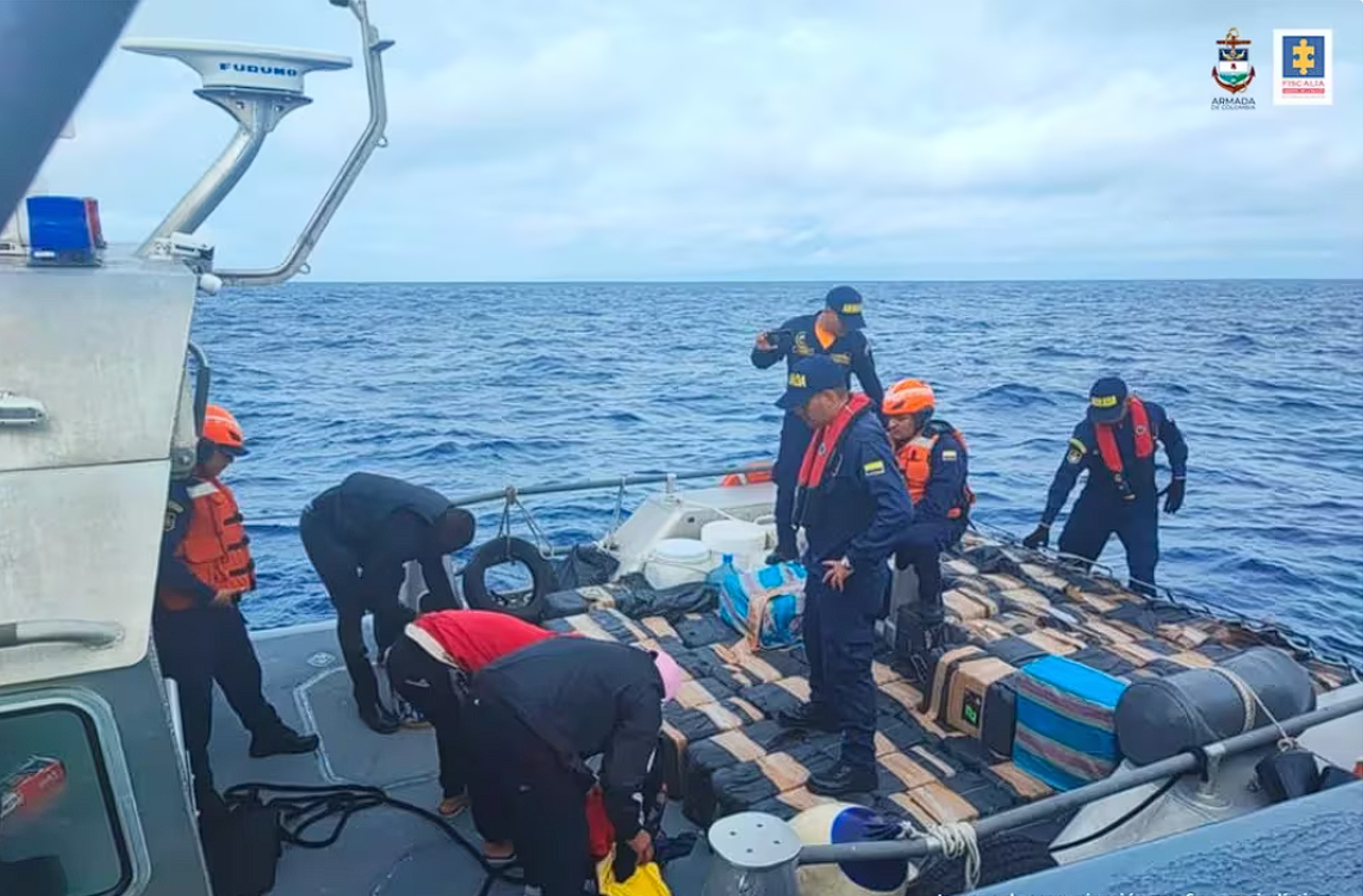Incautan dos toneladas de cocaína en Costa Nariñense