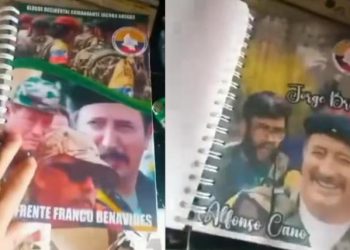 Hay preocupación en Nariño por distribución de cuadernos con propaganda de las FARC