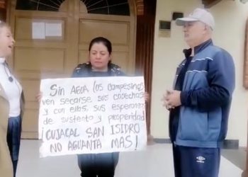 Cujacal y San Isidro claman por el restablecimiento del servicio de agua.