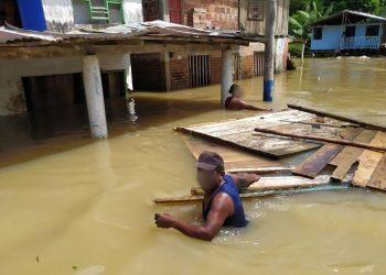 Desbordamiento de río Caunapi genera emergencia en Tumaco (Nariño)