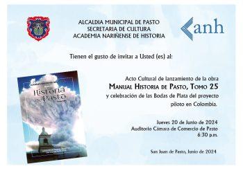 “Manual Historia de Pasto” celebra sus bodas de plata con el lanzamiento del tomo 25