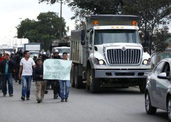 Crisis en Nariño por bloqueos y protestas de camioneros