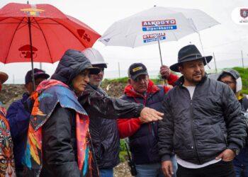 Alcaldía de Pasto atiende posible emergencia por fuertes lluvias en el barrio La Minga