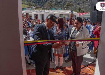 En Pasto se entregan tres nuevas aulas en la Institución Educativa Municipal Morasurco