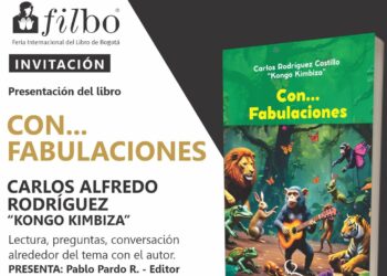 Carlos Rodríguez “Kongo Kimbiza” presentará su nuevo libro Con…fabulaciones en la FILBo 2025