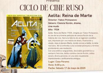 El clásico del cine ruso “Aelita: Reina de Marte” llega a Casa Páramo en Pasto
