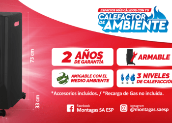 Montagas lanza nuevamente sus calefactores de ambiente: eficiencia, confort y cuidado ambiental para el hogar
