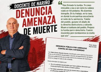 ¿Quién protege al maestro amenazado?