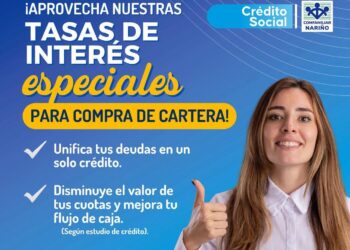 Comfamiliar de Nariño ofrece compra de cartera para unificar deudas y aliviar las finanzas