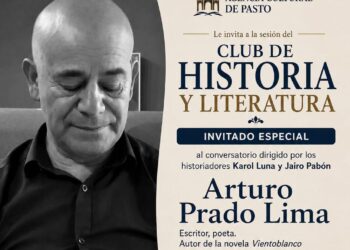 Arturo Prado Lima, invitado a conversatorio sobre su obra literaria en Pasto